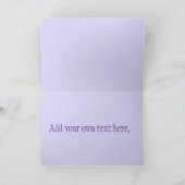 メスブラックアゲハチョウ カード (内部)