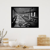 メスホール，ハーウッド病院，ワシントンDC 1865 ポスター (キッチン)