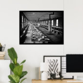 メスホール，ハーウッド病院，ワシントンDC 1865 ポスター (ホームオフィス)