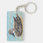 メスマラードア絵画ック キーホルダー (裏面)