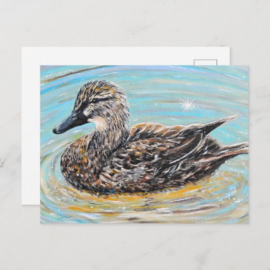 メスマラードア絵画ック ポストカード (正面/裏面)