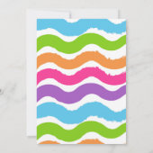 メスメグの誕生日絵画招待状のドレス 招待状 (裏面)