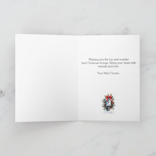 メスメールキャリアクリスマスビレッジ シーズンカード (内部)