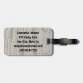 メスロック登山デザイン ラゲッジタグ (裏面横)