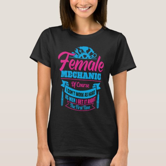 メス整備士整備士 Tシャツ (正面)