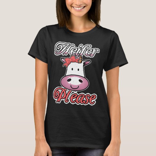 メス牛プリーズカウ Tシャツ (正面)