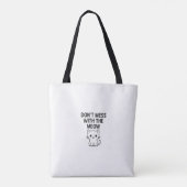 メス猫に手を出すな – 甘いけどサイコな猫 トートバッグ (裏面)