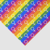 メス記号虹の模様 薄葉紙 (詳細)