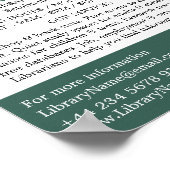 メス読み取り装置、ライブラリ広告ズ ポスター (角)