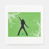 メス踊り紙ナプキンス スタンダードランチョンナプキン (正面)