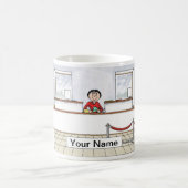 メス銀行出納係 コーヒーマグカップ (中央)