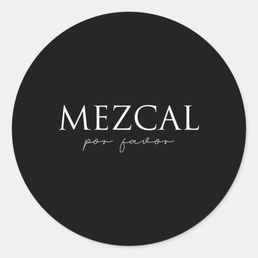 メズカル・ポールの好意 ラウンドシール (正面)