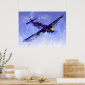 メセルシュミットBf 109 ポスター (キッチン)