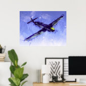 メセルシュミットBf 109 ポスター (ホームオフィス)