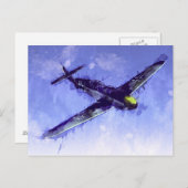 メセルシュミットBf 109 ポストカード (正面/裏面)