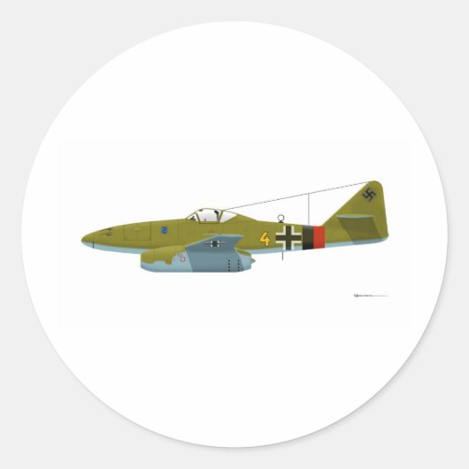 メセルシュミットMe-262ツバメ ラウンドシール (正面)