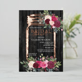 メソエレガントンモダン・ジャーブライダルシャワー 箔招待状 (立ち正面)