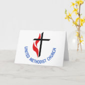 メソジスト統一されたスト カード (黄色い花)