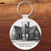 メソジスト統一された教会 キーホルダー (正面)