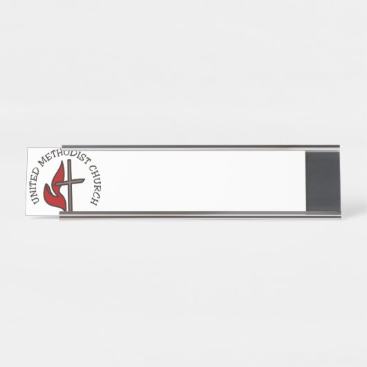 メソジス統一されたト教会 デスクネームプレート (正面)