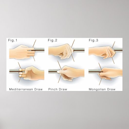 メソッドスケッチ弓道弓弓弓弓弓弓ドロー ポスター (正面)