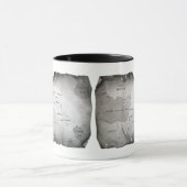 メソポタミアの地図 マグカップ (中央)