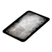 メソポタミア磁石の地図3"x4" マグネット (左側)