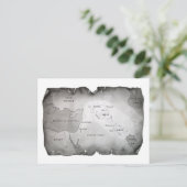 メソポタミア葉書の地図 ポストカード (スタンド正面)