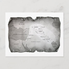 メソポタミア葉書の地図 ポストカード