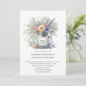 メソ素朴ンジャーフローラブーケ結婚ス | 招待状 (スタンド正面)