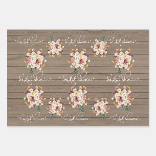 メソ素朴ンジャー水の色のペソニゼーション結婚のWr ラッピングペーパーシート (正面3)