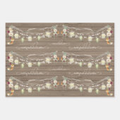 メソ素朴ンジャー水の色のペソニゼーション結婚のWr ラッピングペーパーシート (正面2)