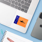 メソ・メラネシア州旗、メラネシア州旗 シール (ノートパソコンとiPhone)