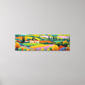 「メゾンプロベンザレス」ワイド・ランドスケープ・プロヴァンス キャンバスプリント (正面)