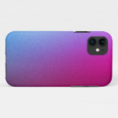 メタグラデーションリックピンクパープルブルーカスタムケース Case-Mate iPhoneケース (裏面(横))