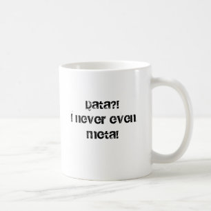 メタデータのマグ コーヒーマグカップ