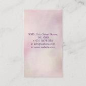 メタトロンのキューブの宝石蓮の聖幾何学 名刺 (裏面)