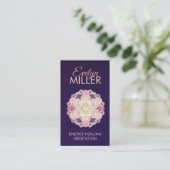 メタトロンのキューブの宝石蓮の聖幾何学 名刺 (スタンド正面)