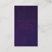 メタトロンのキューブの宝石蓮の聖幾何学 名刺 (裏面)