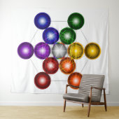 メタトロンのキューブシリーズV1タペストリー タペストリー (インサイチュ(横))