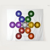 メタトロンのキューブシリーズV1タペストリー タペストリー (正面(横))