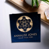 メタトロンの立方体の神聖なジオメトリ スクエア名刺