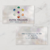 メタトロンの立方体チャクラ聖幾何学  名刺 (正面/裏面)