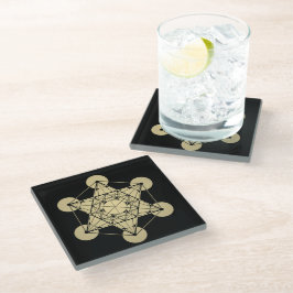 メタトロンの立方体 ガラスコースター