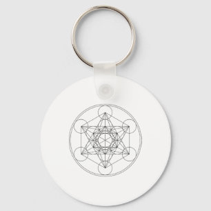 メタトロンの立方体 神聖幾何学 ヨガ スピリチュアル シンボル キーホルダー