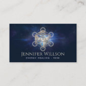 メタトロンの立方体 – 聖幾何学 名刺 (正面)