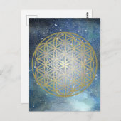 メタトロンの立方花の命 ポストカード (正面/裏面)