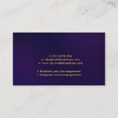 メタトロンの蓮の花のキューブ 名刺 (裏面)