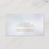 メタトロンの蓮の花のキューブ 名刺 (裏面)