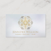 メタトロンの蓮の花のキューブ 名刺 (正面)